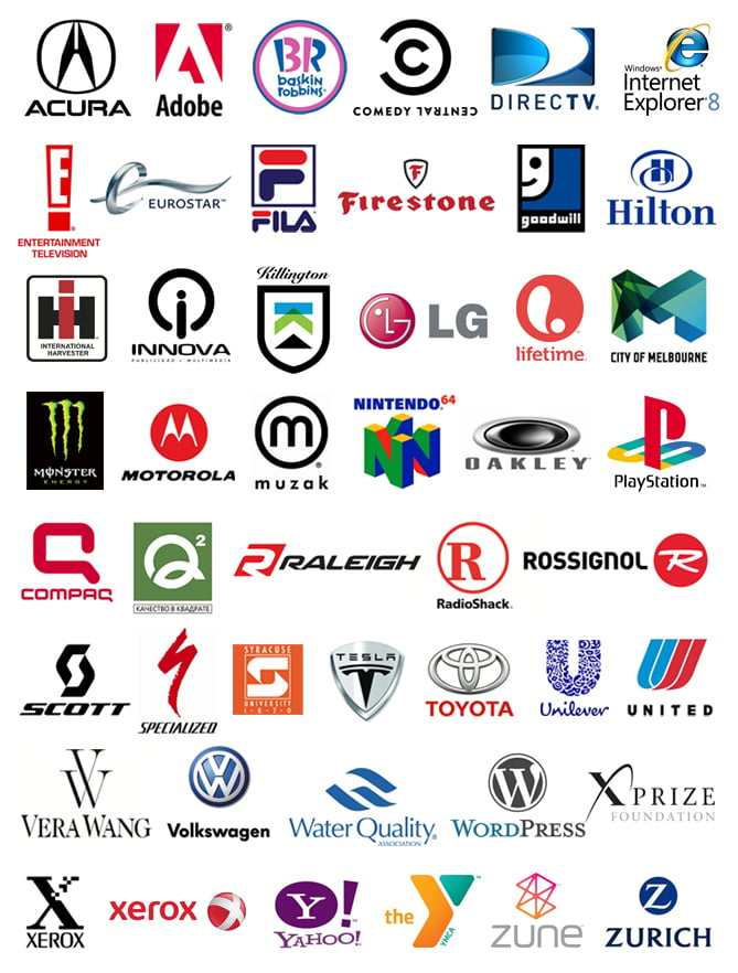 communication logos and names